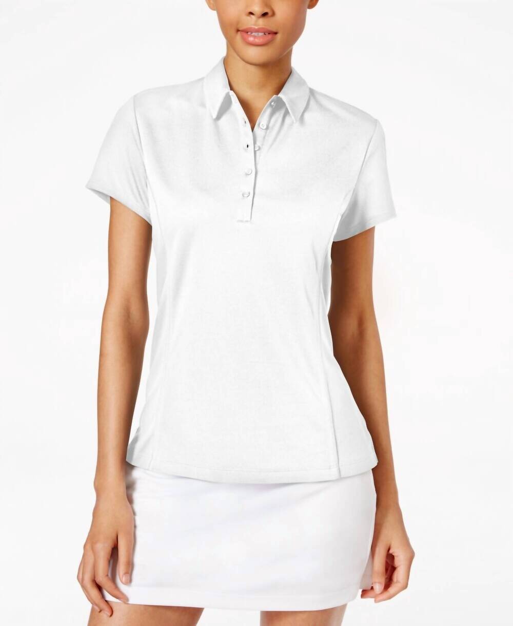 NEW PGA TOUR airflux polo shirt in bright white